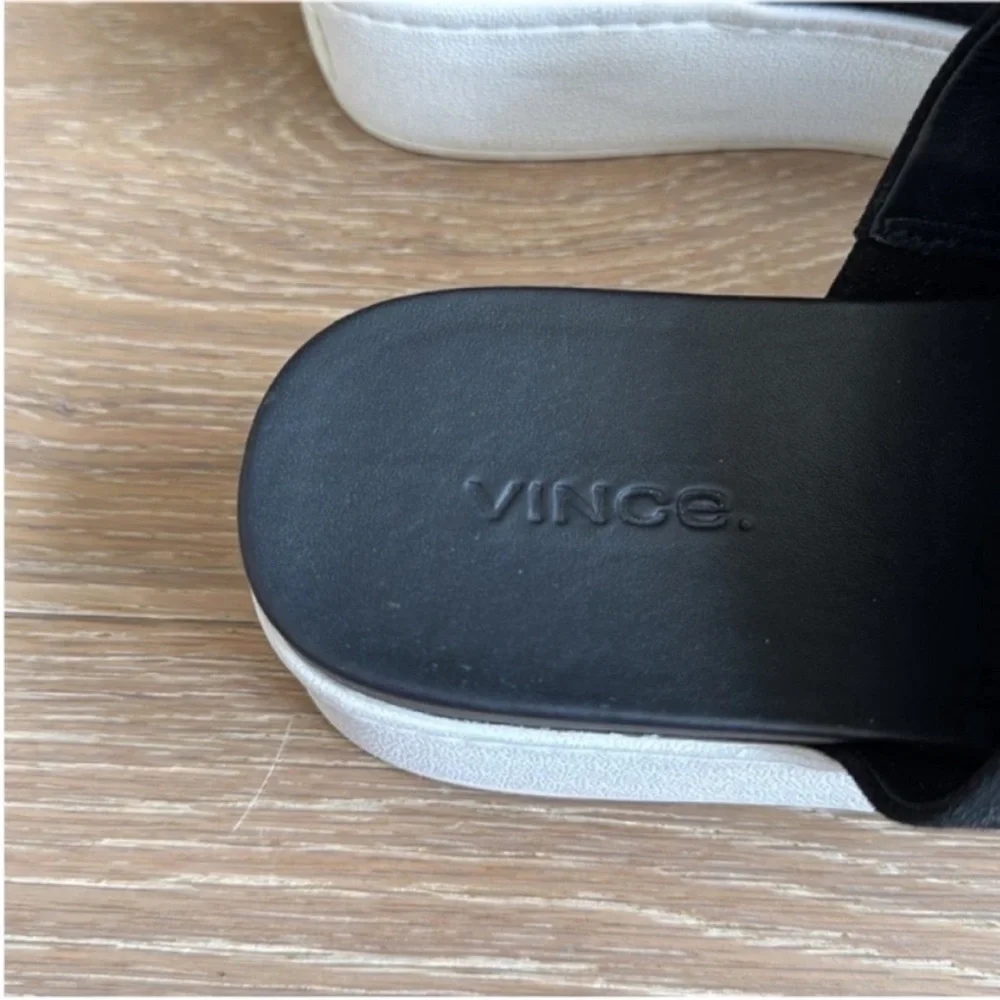 Vince Two-Tone Platform Slides
